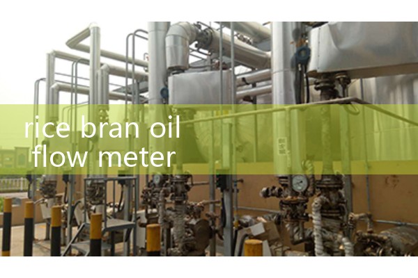 rice bran oil flow meter